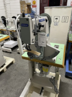 Machine à coudre plate haute vitesse HK-168 pour chaussures en cuir et chaussures de skate, avec point de bourdon et composants moteur intégrés
