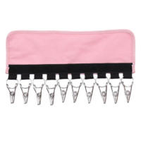 Support de rangement pliable écologique Dansky pour chapeaux et serviettes, avec crochets et boucles, en polyester/nylon, pour vêtements et casquettes dans la garde-robe