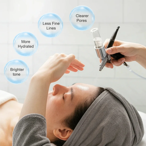 Dome Oxygen Facial <b>Machine</b> Desktop Oxygen Injection Sprayer Deep Hydration Anti-acne Skin Rejuvenation AU Compatible 1 Year - Product Image 4