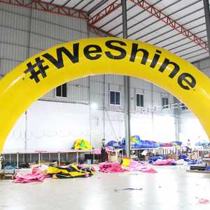 Inflatable We Shine Arch for Advertising Events - Product Image 1