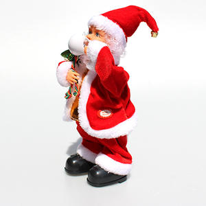 Santa Claus Electric <b>Music</b> Doll Doll Ornaments Christmas Ma Sks for the Elderly Creative Novelty Christmas Gifts - Product Image 4