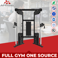 APEXHQ Appareil de musculation multifonctionnel professionnel de haute qualité avec poulies doubles réglables et système de charge par broches pour salle de sport