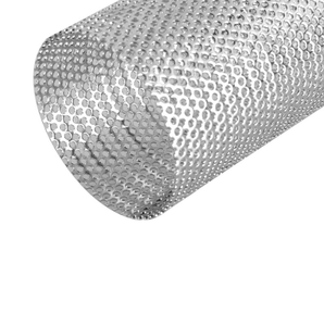 <span class=keywords><strong>Tuyau</strong></span> perforé en acier inoxydable, taille de trous personnalisée, tube perforé pour silencieux d'échappement et conduit de ventilation - Product Image 5