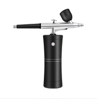 Kit Professionnel de Pulvérisateur à Maquillage Sans Fil, Machine Hydratante Faciale en Gros, Pistolet de Pulvérisation en Matériau ABS pour Peinture Capillaire