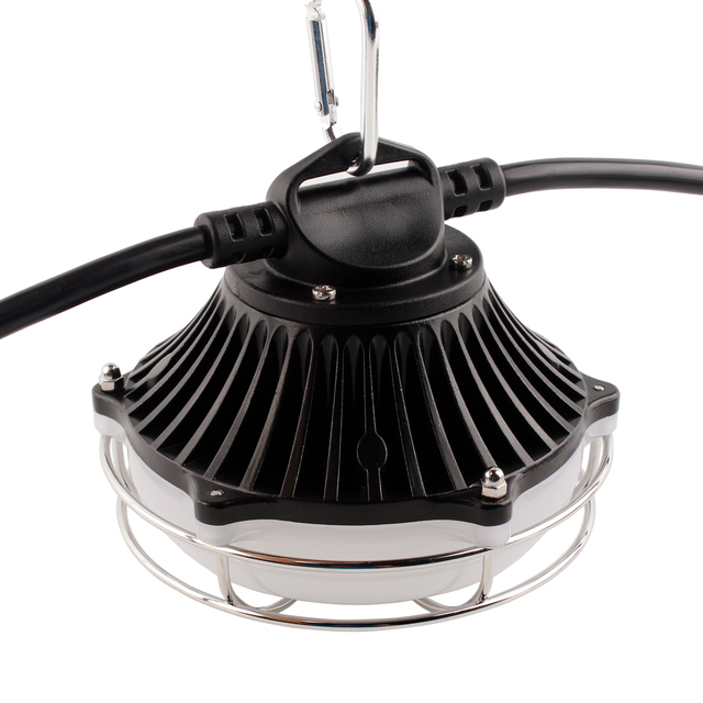 Die Casting Aluminum 50 Foot 100W LED Work Light String 18/3 SJTW 13000 Lumens Temporary String Light