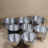 Pièces de mixeur en acier inoxydable 10QT, grande capacité, durables, résistantes à l'eau, pour usage domestique, commercial, en camping-car, extérieur, pâtisserie, salades, hôtels