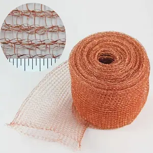 Weave Brass/Red Copper Metal Knitted Mesh For Gas-Liquid Filter Demister To Prevent Snails From Crawling