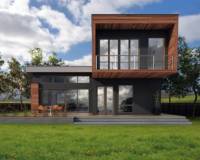 Villa légère en acier
