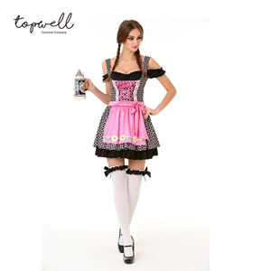 Hermoso vestido de fiesta para mujer Disfraz de Halloween de Carnaval Oktoberfest de la mejor calidad - Product Image 4