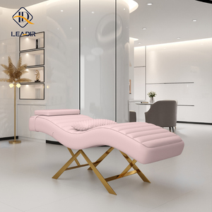 Leadir Salon professionnel meubles dossier réglable Table <span class=keywords><strong>de</strong></span> Massage rose thérapie médicale tatouage visage cils lit - Product Image 1