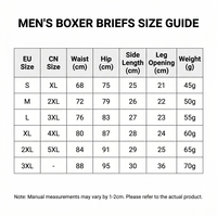 남성용 면 속옷 항균 중간 높이 편안한 맞춤 로고 허리 팬티 남성용 복서 브리프