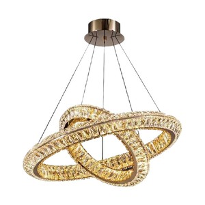 Lámpara Colgante LED de Lujo, Diseño Nórdico Moderno, Anillo Redondo, para Sala de Estar o Villa - Product Image 5