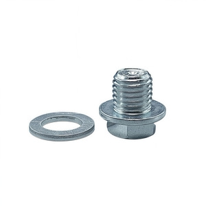 M12x1.5mm Steel Oil Drain <b>Plug</b> With Aluminum Washer For Automotive Engine Sump Repair <b>Replacement</b> Part - Product Image 3