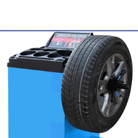 Équipement d'alignement des roues de voiture à entrée manuelle économique SR-730, 200 tr/min, 70 kg max, équilibreuse de pneus numérique pour atelier de pneus