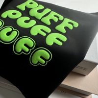 Vinyle imprimé en relief qui brille dans le noir, étiquette personnalisée à repasser, imprimé en relief 3D, vinyle en relief DTF, transfert thermique pour vêtements, t-shirts