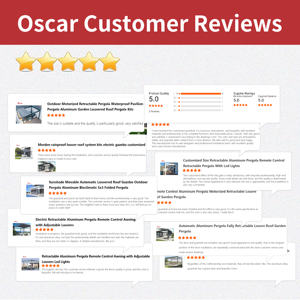 Auvent de patio moderne rétractable en aluminium pergola motorisée automatique pour l'extérieur avec couverture murale pergola en <span class=keywords><strong>bambou</strong></span> - Product Image 6