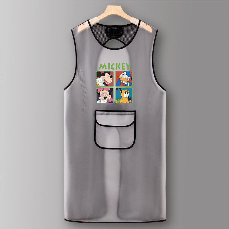 White new four-grid ordinary waistcoat1Meter length
