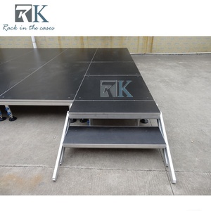 Plataforma de Escenario de Altura Ajustable de Aluminio, Cuatro Patas, Portátil - Product Image 5