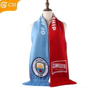 أوشحة شتوية من الأكريليك إسباندكس مخصصة بشرّابات مخصصة لكرة القدم من تصميم مواكب للموضة من المُصنع - Product Image 2