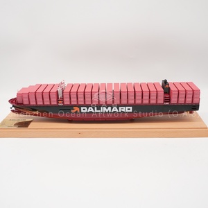 Modello di Nave Cargo DALIMARO Personalizzato 45cm Scala 1:888 Modello di Nave Portacontainer di Alta Qualità per Regalo Aziendale - Product Image 4