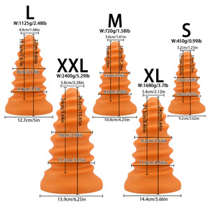 Tapón <span class=keywords><strong>Anal</strong></span> de Uñas de Hilo Grueso Súper Grande, Juguete Sexual con Inserción Trasera, Dispositivo de Masturbación Masculina y Femenina con Tornillo en Caja - Product Image 6