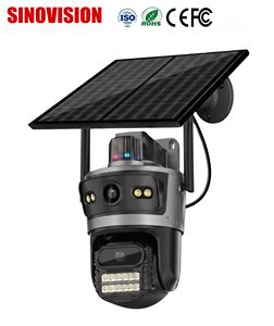 Cámara <span class=keywords><strong>de</strong></span> <span class=keywords><strong>Seguridad</strong></span> Solar Sinovision 6MP AOV, WiFi 4G, Doble Lente, PTZ, Exterior, CCTV, Video Continuo, Seguimiento Humano - Product Image 1