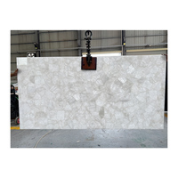 Muestra gratis para la más popular Venta caliente Translúcido Blanco Jade Onix Losa de cristal y azulejo de mármol