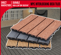 Dalles de terrasse composites co-extrudées pour patio, balcon, bordure de piscine, sol extérieur, Pisos Exteriores ignifuges
