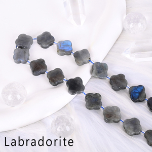 สร้อยคอจี้คริสตัลทรงหกเหลี่ยมคุณภาพสูงจากธรรมชาติสำหรับผู้หญิง - Product Image 5