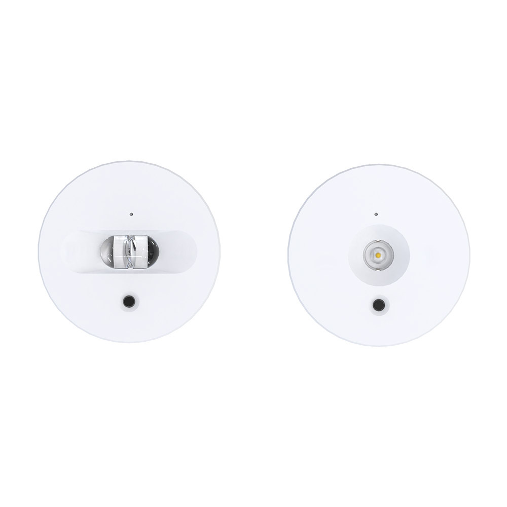 Emergency LED Ceiling Lamp, 3W, 200lm, 3H Emergency, LiFePO4 Battery - Embedded, CE Marked, Dual Lenses Design