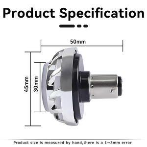 Nouvelle lumière de frein LED RGB colorée pour moto, en aluminium, taux de conversion élevé, 12V, garantie de 2 ans, pour moto universelle - Product Image 2