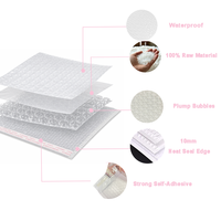 Enveloppes à bulles blanches personnalisées avec logo, imperméables et recyclables, pour expédition logistique, colis, chaussettes, fourrures et chaussures