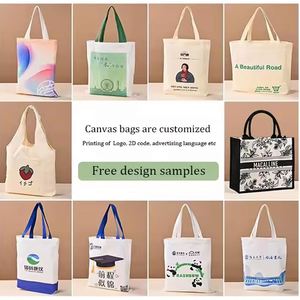 Sac fourre-tout en toile vierge pour impression par transfert thermique par sublimation avec logo personnalisé pour commande promotionnelle en gros - Product Image 5