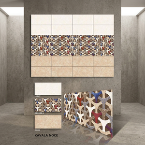 Suministro de fábrica de marca India 12x24 Interior de baño 300x600mm Diseñador Holon Azul 30x60cm Azulejos de pared de cerámica Mejor precio - Product Image 4