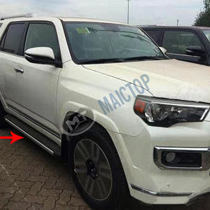 Estribos laterales para automóvil compatibles con 4Runner 2010-2020, estribos laterales negros - Product Image 1