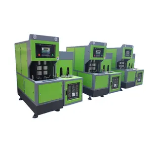 Semi automatic 5l pp pet extrusion mould small bottles air blowing injection moulding machine