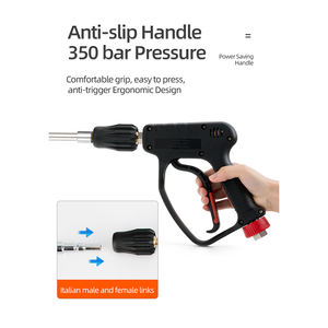 Équipement de lavage de voiture SPS en <span class=keywords><strong>vente</strong></span> flash, nettoyeur haute pression 350 bars, pistolet de pulvérisation d'eau, nettoyage avec lance d'extension italienne - Product Image 2