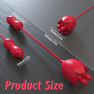 Kadın mastürbasyon vibratörler 9 emme ve titreşimli nipeller klitoral masaj orgazm seks oyuncak - Product Image 4