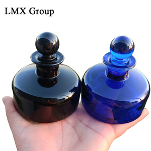 Wholesale Luxury Aromatherapy Bottle Container Liquid Scents Home Fragrance 150ml Empty <strong>Reed</strong> Sticks <strong>Diffuser</strong> <strong>Black</strong> Glass Bottle - Product Image 1