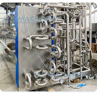 Système de stérilisation tubulaire à vapeur à commande automatique PLC, pour confiture à haute viscosité, UHT, yaourt, pasteurisation