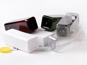 Botella de Aluminio Cuadrada de Alta Gama Personalizada con Cabezal Dosificador para Champú, Gel de Ducha y Acondicionador para el Cabello, para Dispensar Cosméticos - Product Image 3