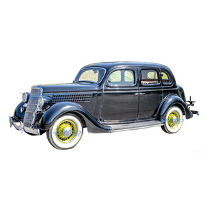 Voiture électrique classique de luxe rétro populaire avec couleur personnalisée et structure en acier Q235B à vendre - Product Image 1