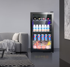 <span class=keywords><strong>Mini</strong></span> porte en verre refroidisseur bière boisson refroidisseur comptoir armoire Commercial <span class=keywords><strong>Mini</strong></span> réfrigérateur petit refroidisseur - Product Image 6