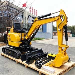 Mini-excavatrice compacte CE EPA chinoise à bas prix 08 avec remorque, mini-pelle pour jardin, excavatrice à godet, coupleur rapide - Product Image 1