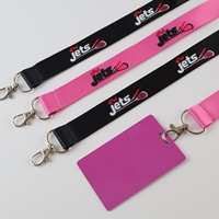 Laccetti Promozionali in Poliestere Personalizzati con Logo Scolastico e Stampa Sublimatica per Insegnanti, con Porta Badge ID