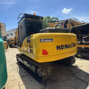 Excavatrice hydraulique Komatsu PC160 d'occasion en bon état d'origine avec ligne de brise-roche - Product Image 2