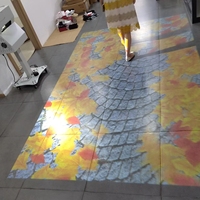 Équipement publicitaire en gros : Mur vidéo interactif 3D avec mapping, jeu interactif, projecteur mural et de sol holographique immersif 3D