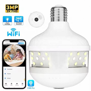 3MP <span class=keywords><strong>2</strong></span> trong <span class=keywords><strong>1</strong></span> đèn pha không dây thông minh bóng đèn surveil <span class=keywords><strong>Camera</strong></span> An Ninh V380 Pro 360 độ toàn cảnh WIFI CCTV bóng đèn <span class=keywords><strong>camera</strong></span> - Product Image 6