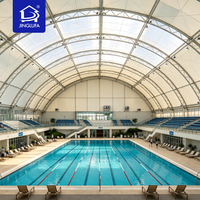 Tente de gymnase commercial, abri pour piscine intérieure, tente de gymnase