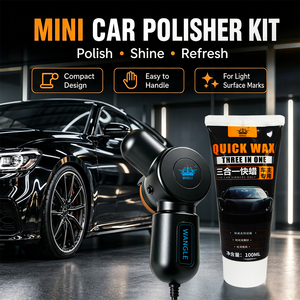 Polisseuse orbitale portable 12V pour <span class=keywords><strong>voiture</strong></span>, alimentée par allume-cigare, pour l'élimination des rayures, le cirage, le lustrage et le revêtement protecteur automobile - Product Image 2
